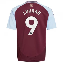 Koszulka Piłkarska Aston Villa J. Duran #9 2024-25 Domowa Męska