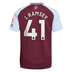 Koszulka Piłkarska Aston Villa J. Ramsey #41 2024-25 Domowa Męska