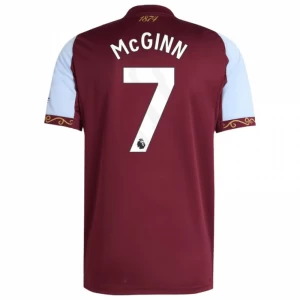 Koszulka Piłkarska Aston Villa Mcginn #7 2025-26 Domowa Męska