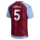 Koszulka Piłkarska Aston Villa Mings #5 2023-24 Domowa Męska