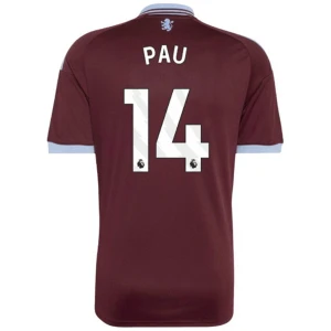 Koszulka Piłkarska Aston Villa Pau #14 2026-27 Domowa Męska