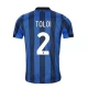 Koszulka Piłkarska Atalanta BC Toloi #2 2023-24 Domowa Męska