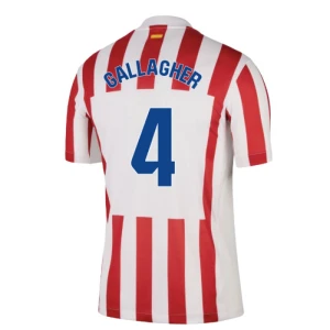 Koszulka Piłkarska Atlético Madryt Gallagher #4 2025-26 Domowa Męska