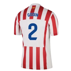 Koszulka Piłkarska Atlético Madryt Godin #2 2025-26 Domowa Męska