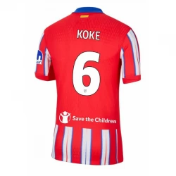 Koszulka Piłkarska Atlético Madryt Koke #6 2024-25 UCL Domowa Męska