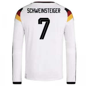 Koszulka Piłkarska Bastian Schweinsteiger #7 Niemcy Mistrzostwa Świata 2026 Domowa Męska Długi Rękaw