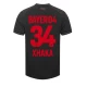 Koszulka Piłkarska Bayer 04 Leverkusen Granit Xhaka #34 2023-24 Domowa Męska