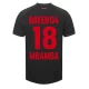 Koszulka Piłkarska Bayer 04 Leverkusen Mbamba #18 2023-24 Domowa Męska