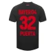 Koszulka Piłkarska Bayer 04 Leverkusen Puerta #32 2023-24 Domowa Męska