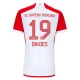 Koszulka Piłkarska Bayern Monachium Alphonso Davies #19 2023-24 Domowa Męska