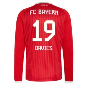 Koszulka Piłkarska Bayern Monachium Alphonso Davies #19 2026-27 Domowa Męska Długi Rękaw