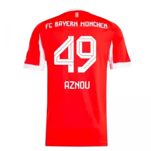 Koszulka Piłkarska Bayern Monachium Aznou #49 2025-26 Domowa Męska