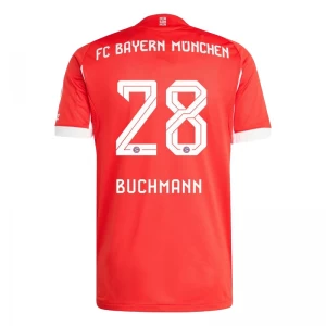 Koszulka Piłkarska Bayern Monachium Buchmann #28 2025-26 Domowa Męska