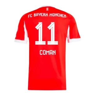 Koszulka Piłkarska Bayern Monachium Coman #11 2025-26 Domowa Męska