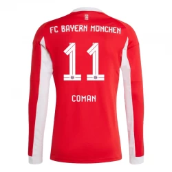 Koszulka Piłkarska Bayern Monachium Coman #11 2025-26 Domowa Męska Długi Rękaw