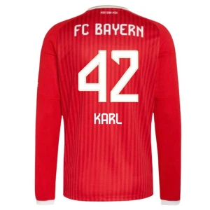 Koszulka Piłkarska Bayern Monachium Karl #42 2026-27 Domowa Męska Długi Rękaw