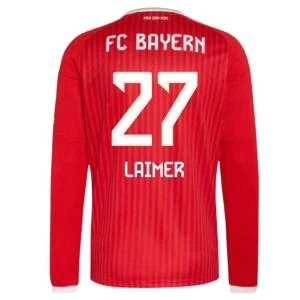 Koszulka Piłkarska Bayern Monachium Laimer #27 2026-27 Domowa Męska Długi Rękaw