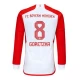 Koszulka Piłkarska Bayern Monachium Leon Goretzka #8 2023-24 Domowa Męska Długi Rękaw