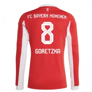 Koszulka Piłkarska Bayern Monachium Leon Goretzka #8 2025-26 Domowa Męska Długi Rękaw