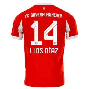 Koszulka Piłkarska Bayern Monachium Luis Diaz #14 2025-26 Domowa Męska