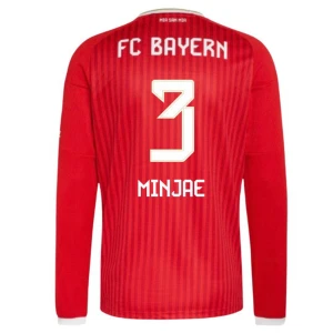 Koszulka Piłkarska Bayern Monachium Minjae #3 2026-27 Domowa Męska Długi Rękaw