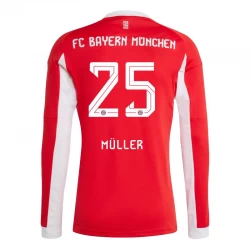 Koszulka Piłkarska Bayern Monachium Muller #25 2025-26 Domowa Męska Długi Rękaw