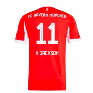 Koszulka Piłkarska Bayern Monachium N. Jackson #11 2025-26 Domowa Męska