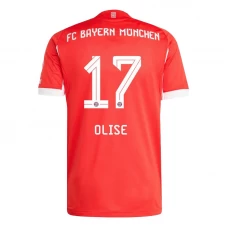 Koszulka Piłkarska Bayern Monachium Olise #17 2025-26 Domowa Męska