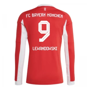 Koszulka Piłkarska Bayern Monachium Robert Lewandowski #9 2025-26 Domowa Męska Długi Rękaw