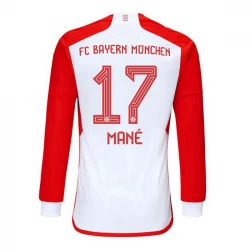 Koszulka Piłkarska Bayern Monachium Sadio Mané #17 2023-24 Domowa Męska Długi Rękaw