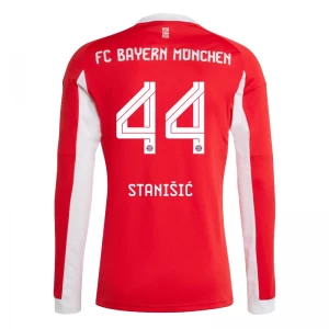 Koszulka Piłkarska Bayern Monachium Stanisic #44 2025-26 Domowa Męska Długi Rękaw