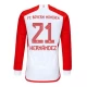 Koszulka Piłkarska Bayern Monachium Theo Hernández #21 2023-24 Domowa Męska Długi Rękaw