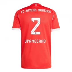 Koszulka Piłkarska Bayern Monachium Upamecano #2 2025-26 Domowa Męska