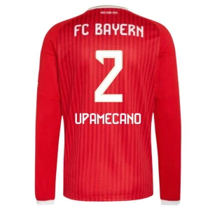 Koszulka Piłkarska Bayern Monachium Upamecano #2 2026-27 Domowa Męska Długi Rękaw