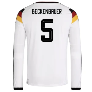 Koszulka Piłkarska Beckenbauer #5 Niemcy Mistrzostwa Świata 2026 Domowa Męska Długi Rękaw