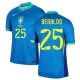 Koszulka Piłkarska Beraldo #25 Brazylia Copa America 2024 Wyjazdowa Męska