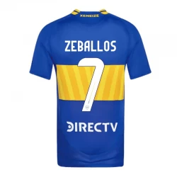 Koszulka Piłkarska Boca Juniors Zeballos #7 2024-25 II Domowa Męska