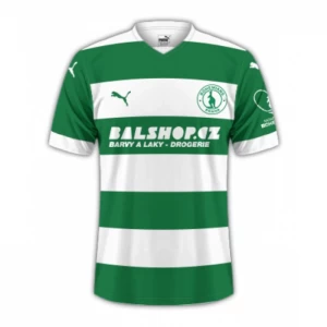 Koszulka Piłkarska Bohemians Praha 2023-24 Domowa Męska