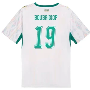 Koszulka Piłkarska Bouba Diop #19 Senegal Mistrzostwa Świata 2026 Domowa Męska