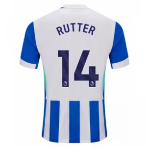 Koszulka Piłkarska Brighton Hove Albion Rutter #14 2025-26 Domowa Męska