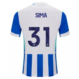 Koszulka Piłkarska Brighton Hove Albion Sima #31 2025-26 Domowa Męska