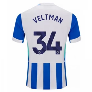 Koszulka Piłkarska Brighton Hove Albion Veltman #34 2025-26 Domowa Męska
