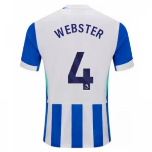 Koszulka Piłkarska Brighton Hove Albion Webster #4 2025-26 Domowa Męska