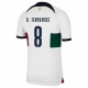 Koszulka Piłkarska Bruno Fernandes #8 Portugalia Mistrzostwa Świata 2022 Wyjazdowa Męska