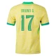 Koszulka Piłkarska Bruno G. #17 Brazylia Copa America 2024 Domowa Męska