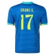 Koszulka Piłkarska Bruno G. #17 Brazylia Copa America 2024 Wyjazdowa Męska