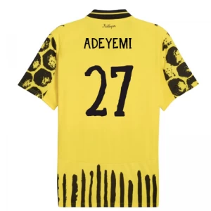 Koszulka Piłkarska BVB Borussia Dortmund Adeyemi #27 2025-26 CWC Evonik Domowa Męska