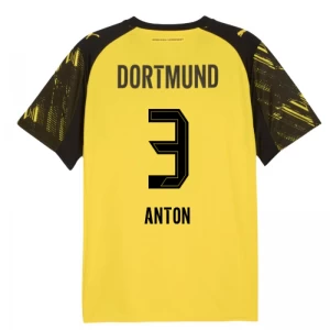 Koszulka Piłkarska BVB Borussia Dortmund Anton #3 2025-26 Domowa Męska