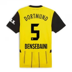 Koszulka Piłkarska BVB Borussia Dortmund Bensebaini #5 2024-25 Domowa Męska