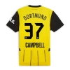 Koszulka Piłkarska BVB Borussia Dortmund Campbell #37 2024-25 Domowa Męska